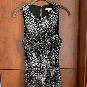 JOIE Mairead D Animal-Print Draped Jumpsuit  LIKE NEW SIZE 6 Retail $398